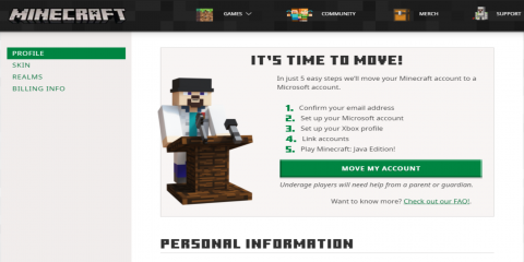HƯỚNG DẪN MIGRATE TÀI KHOẢN MINECRAFT MOJANG QUA MICROSOFT
